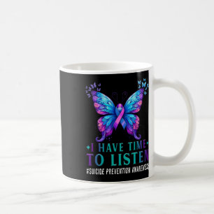 Caneca De Café Sensibilização Suicida Eu Tenho Tempo Para Ouvir H