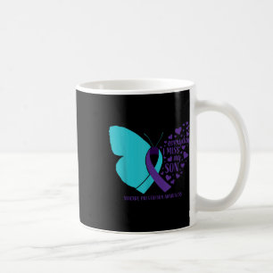 Caneca De Café Sensibilização Suicida Filho Oferece Memória Adorá