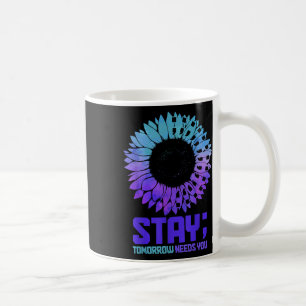 Caneca De Café Sensibilização Suicida Mês Permanência Saúde Menta