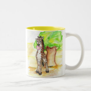 Caneca de café sentido do girafa