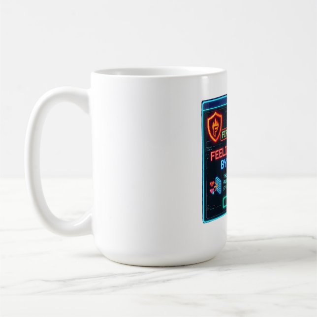 Caneca De Café Sentimentos Bloqueados Pelo Firewall Engraçado Seg (Esquerda)