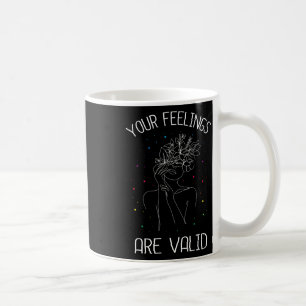 Caneca De Café Sentimentos São Válidos Na Saúde Mental