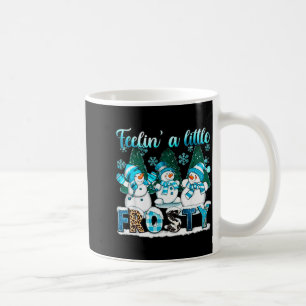Caneca De Café Sentindo Um Pouco Congelado Boneco de Neve Fofo In