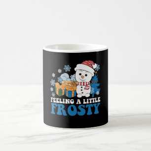 Caneca De Café Sentindo um Pouco de Frio Boneco de Neve Neve Nata