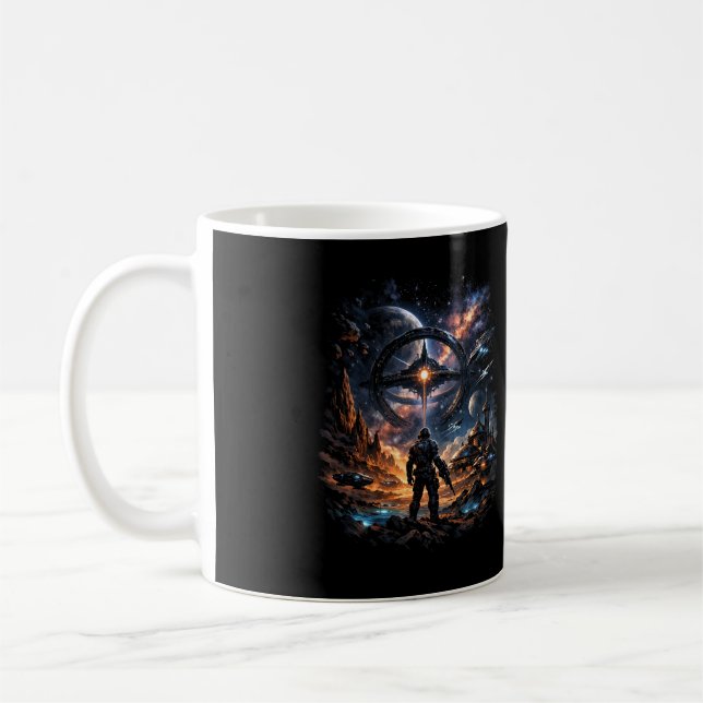 Caneca De Café Sentinel of the Star Gate (Esquerda)