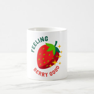 Caneca De Café Sentir Berry Good Strawberry Sparkle Keepsaame Mug