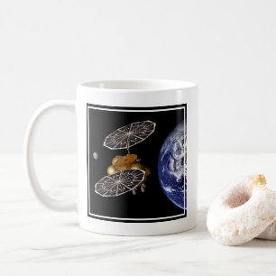 Caneca De Café Separação Do Veículo De Entrada Numa Missão Marte.