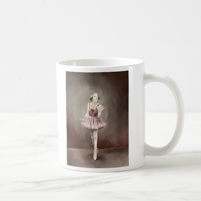Caneca De Café Sepia Ballerina (Direita)