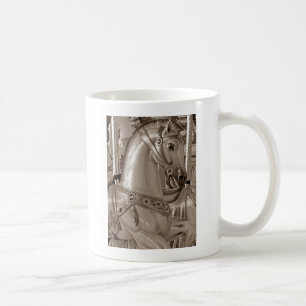 Caneca De Café Sepia Horse