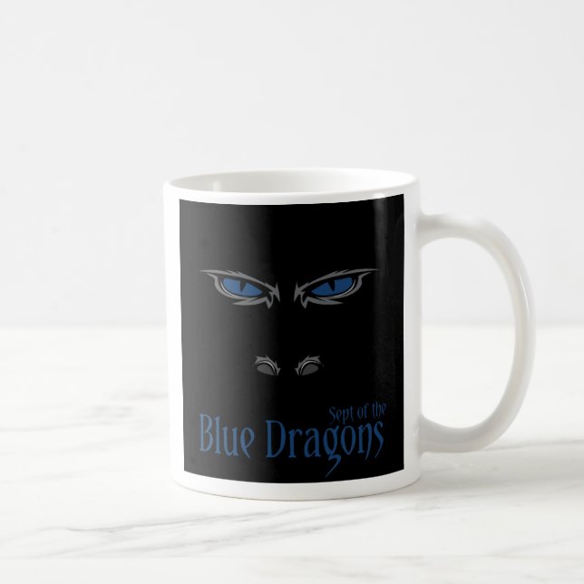 Caneca De Café Sept dos dragões azuis (Direita)