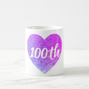 Caneca De Café Sequência cardíaca de 100 anos