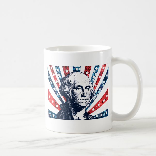 Caneca De Café sequin george washington (Direita)