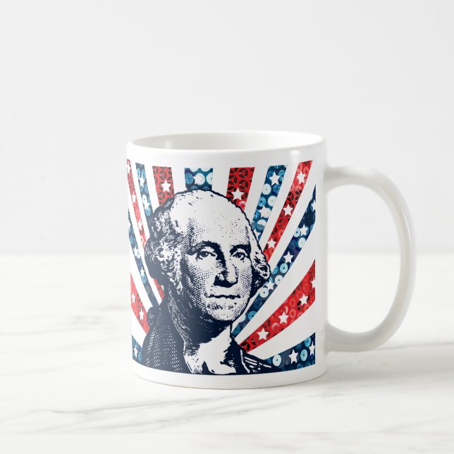 Caneca De Café sequin george washington (Direita)