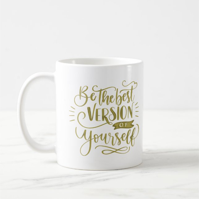 Caneca De Café ser a melhor versão de si mesmo (Esquerda)