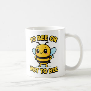 Caneca De Café Ser abelha ou não ser abelha