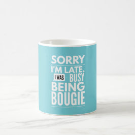 Caneca De Café Ser atrasado vela