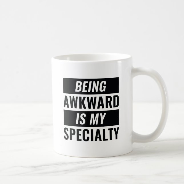 Caneca De Café Ser Engraçado (Direita)