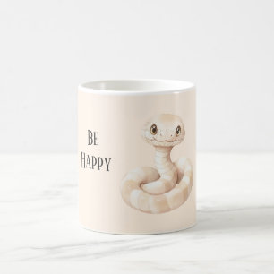 Caneca De Café Ser Feliz Cobra