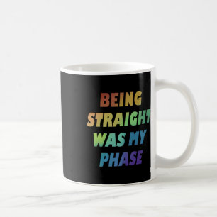 Caneca De Café Ser Hetero Era Minha Bandeira Do Orgulho Arco-Íris