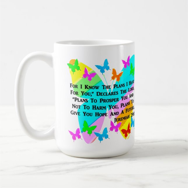 CANECA DE CAFÉ SER INSPIRADO JEREMIAH 29:11 (Esquerda)
