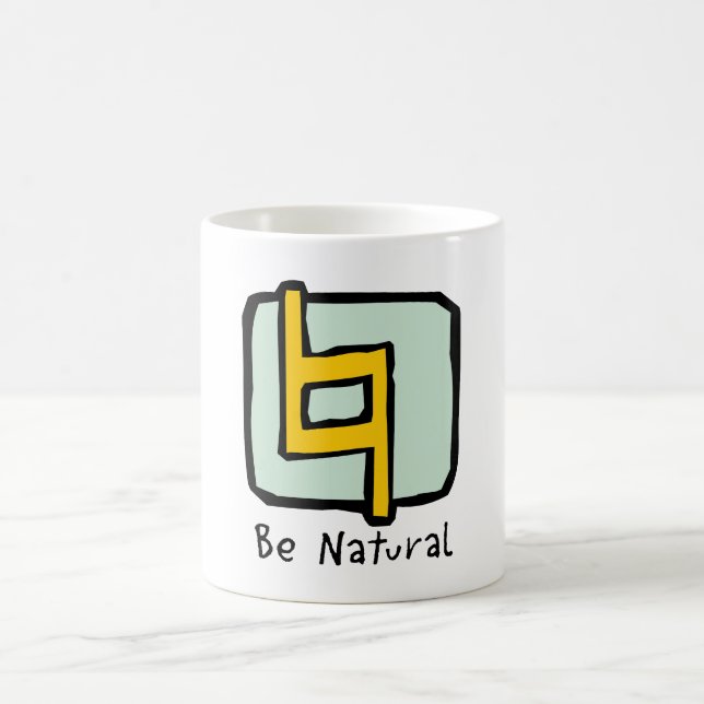 Caneca De Café Ser natural (Centro)