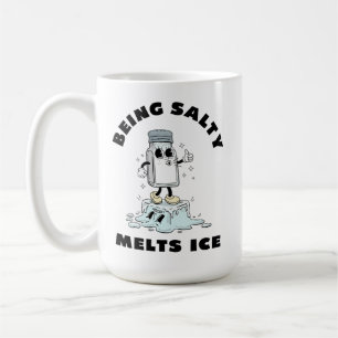 Caneca De Café Ser Salgado Derrete o Gelo, salgado derrete gelo G