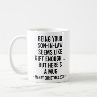 Caneca De Café Ser Seu Genro é Presente Suficiente Natal