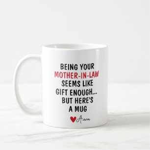 Caneca De Café Ser Sua Mãe-Em-Lei