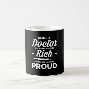 Caneca De Café Ser um médico enfermeiro de diálise enfermagem