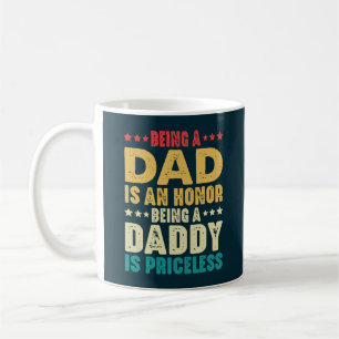 Caneca De Café Ser Um Pai É Uma Honra Ser Um Pai Não Tem Preço