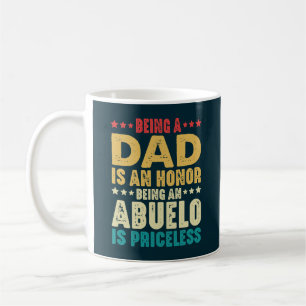 Caneca De Café Ser Um Pai Uma Honra Ser Um Abuelo É Inestimável