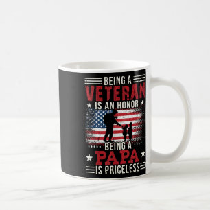 Caneca De Café Ser Veterano É Uma Honra Ser Papa É Priceles