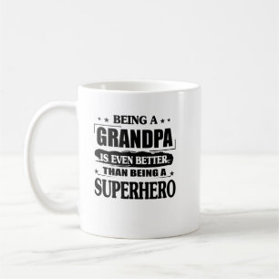 Caneca De Café Ser Vovô É Melhor Que Ser Superh