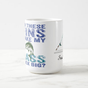 Caneca De Café Será que esta barbatana faz a minha bass parecer g