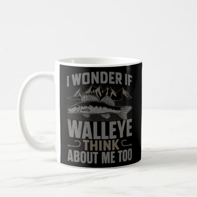 Caneca De Café Será Que Walleye Acha Que Sou Engraçado? (Esquerda)