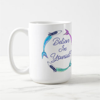 Caneca De Café Sereia - acredite em si mesma