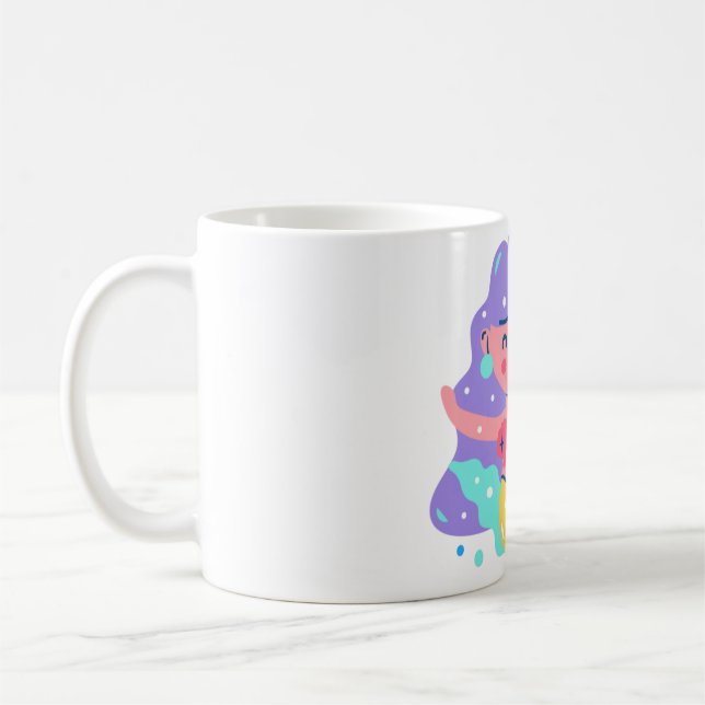 Caneca De Café sereia amarela (Esquerda)