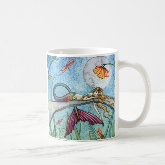 Caneca De Café Sereia da Arte à Beira do Lago (Direita)