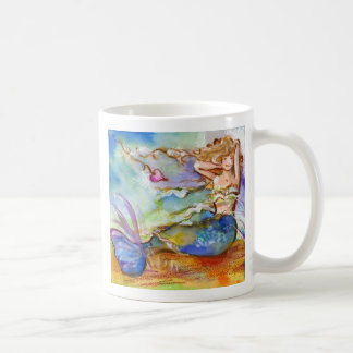 Caneca De Café Sereia do coração