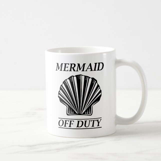 Caneca De Café Sereia Fora de Serviço (Direita)
