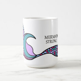 Caneca De Café Sereia Forte - Cauda Sereia