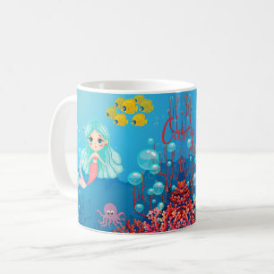 Caneca De Café Sereia Personalizada