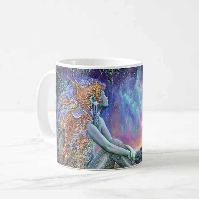 Caneca De Café Sereia Piscina (Frente Esquerda)