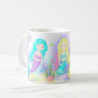 Caneca De Café      Sereias Cegas Sob O Mar Neon