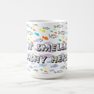 Caneca De Café Sereias de Mikitiez caçando no verão