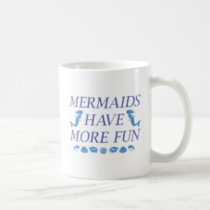 Caneca De Café Sereias Se Divertem Mais