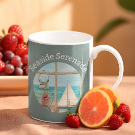 Caneca De Café Serenade Costeira Melody Seaside