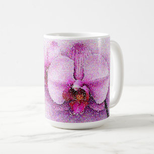 Caneca De Café Serenata do Céu de Orquídea