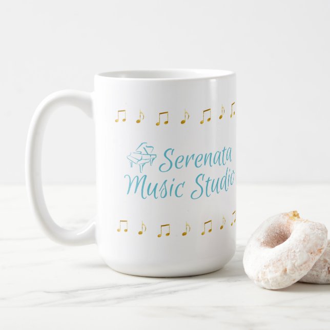 Caneca De Café Serenata Music Studio Mug (Com Donut)