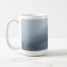 Caneca De Café Serene Cinza Snowy Peaks Café Mug